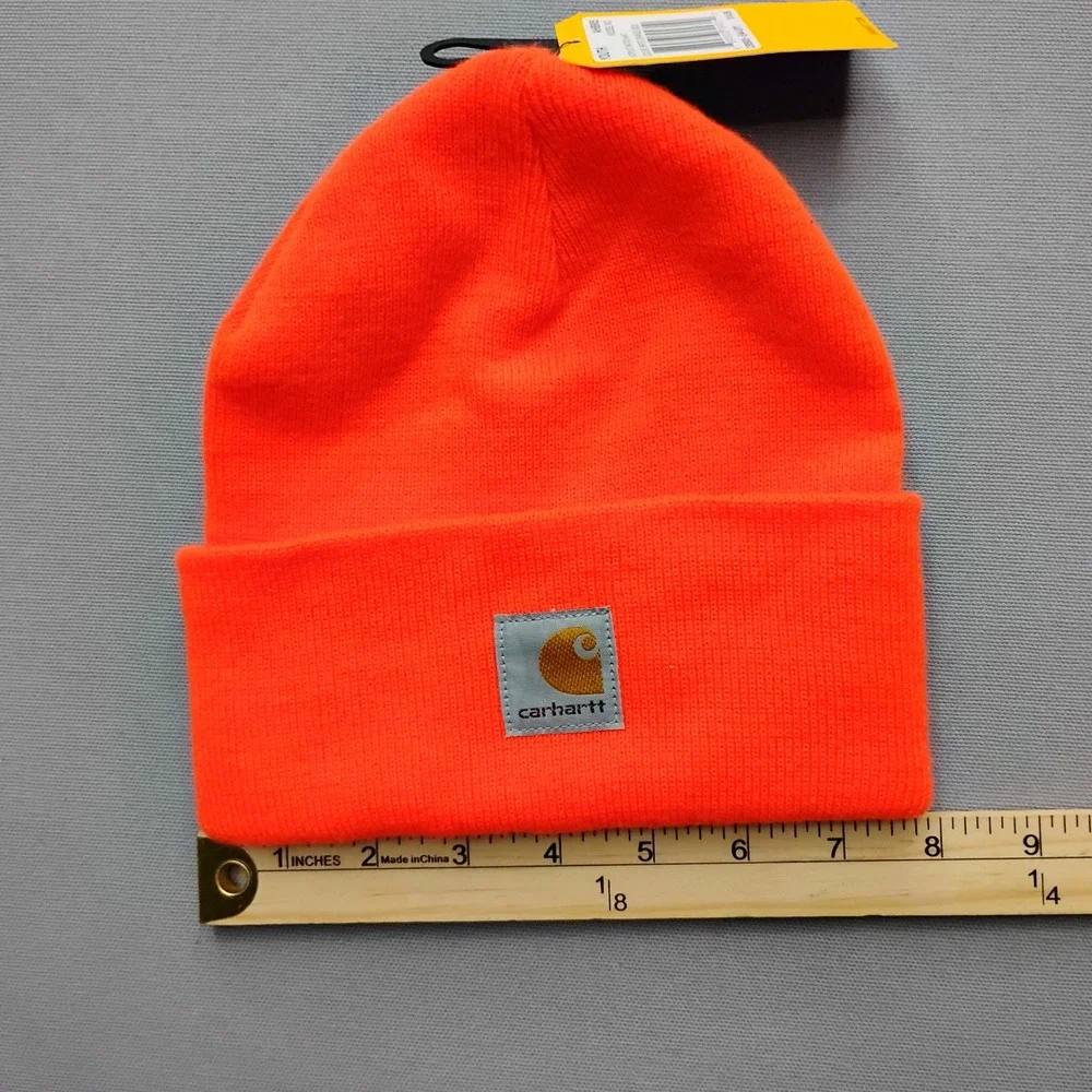 Carhartt Kids Youth Acrylic Watch Hat Beanie‎ Brite Hunter Orange